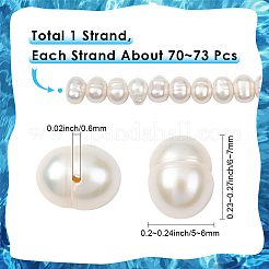 1 Strang natürliche Keshi-Perlen&nbsp;PEAR-SC0001-38