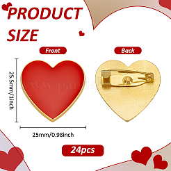24 pièces épingles en émail&nbsp;JEWB-FG0001-47