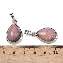 Colgantes naturales rhodonite&nbsp;G-L512-C08-A