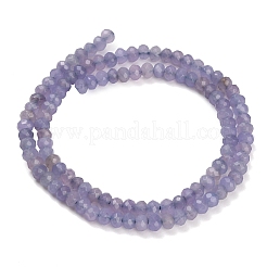 Teñidos naturales blancas abalorios de jade hebras&nbsp;GG-CBAF9EE-A17-3x4mm