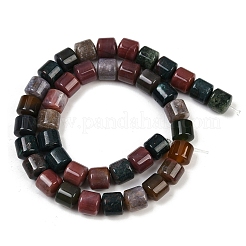 Natur Indien Achat Perlen Stränge&nbsp;G-G275-D02-10x10mm
