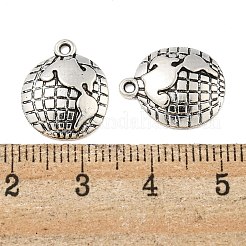 Breloques alliage de zinc de la terre de style tibétain&nbsp;TIBEP-R334-307AS-RS