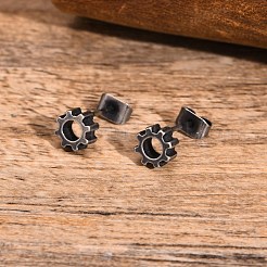 Edelstahl Ohrstecker&nbsp;PW-WG27B41-01