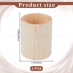 Porte-stylos en bois de pin&nbsp;WH-WG31134-01