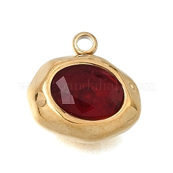 Pendentifs en acier inoxydable 304 pavés de zircones cubiques&nbsp;CU-CBADCF0-05G