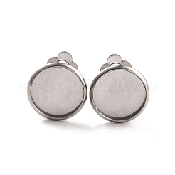 Accessori per orecchini a clip in acciaio inossidabile 316 anti-ossidazione&nbsp;X-STAS-I187-02C-P