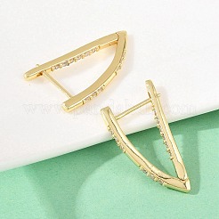 Pendientes de aro de latón&nbsp;EJEW-D348-02G