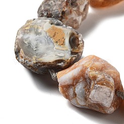 Rohe grobe natürliche Botswana Achat Perlen Stränge&nbsp;G-J388-A09-01