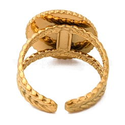 Natürliche Tigerauge Fingerringe&nbsp;RJEW-Q822-34G-02