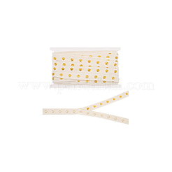 5 Yards 201 Edelstahl Druckknopfband&nbsp;OCOR-WH0078-190A-03G