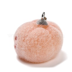 Pendentifs en résine opaque floquée d'Halloween&nbsp;LS-RESI-G112-01C