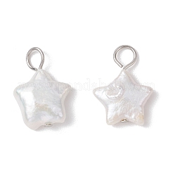 3pcs 3 Stile natürliche Keshi-Perlenanhänger&nbsp;PALLOY-JF04242