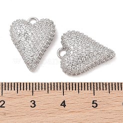 Pendentifs en laiton zircon cubique transparent&nbsp;KK-S388-01P-03