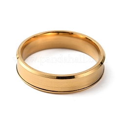 201 Edelstahl schlichter Bandring für Männer und Frauen&nbsp;RJEW-WH0010-07G-G