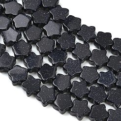 Synthetische blauen goldstone Perlen Stränge&nbsp;GG-CBA199E-C02-01