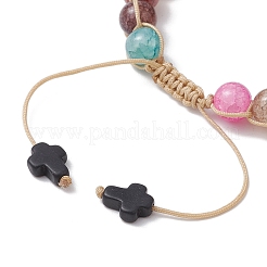 2 bracelet en perles de verre tressées pour femmes&nbsp;BJEW-JB11431
