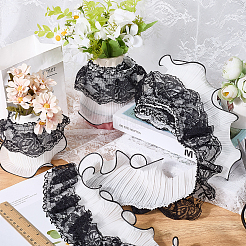 4 Yards Organza-Plissee-Spitzenband&nbsp;OCOR-CY0001-82