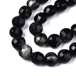 Chapelets de perles d'agate naturelle&nbsp;G-N326-100A-12