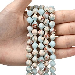 Chapelets de perles en pierre de Shoushan synthétique&nbsp;G-Z119-A01-03B