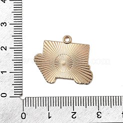 Anhänger aus Emaille-Legierung mit Abschlusssaison&nbsp;ENAM-I065-02KCG-01