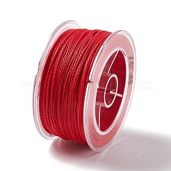 Cordon rond en polyester ciré&nbsp;YC-C001-01A