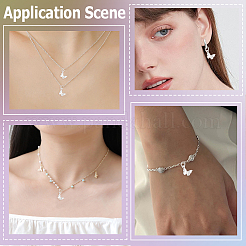 5 Stück 925 Sterlingsilber-Anhänger&nbsp;STER-BBC0009-44A