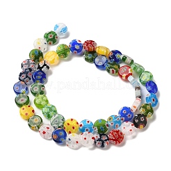 Handmade Millefiori Glas Herz Perle Stränge&nbsp;LK-U001-02