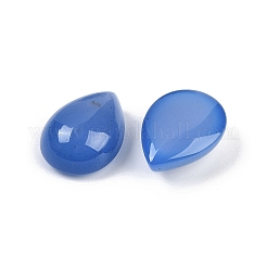 Natürlicher blauer Achat (gefärbt und erhitzt) Cabochons&nbsp;G-H094-01B-02