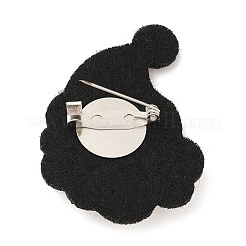 Weihnachtsbrosche aus PU-Leder&nbsp;LS-JEWB-C004-01B