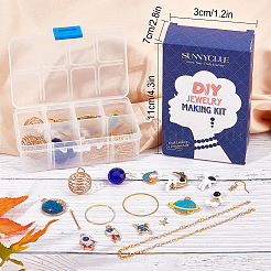 DIY-Set zur Herstellung baumelnder Weltraumohrringe&nbsp;DIY-SC0019-50