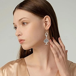 12 ensemble de 2 pendentifs décoratifs en alliage de style automne&nbsp;HJEW-AR0001-14