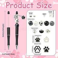 Set fai da te per realizzare penne con perline a forma di zampa di cane&nbsp;DIY-YW0017-35