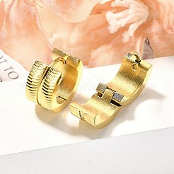 Creolen aus 304er Edelstahl für Damen&nbsp;EJEW-C096-49G