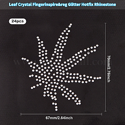 Glitzer Hotfix Strass (Schmelzkleber auf der Rückseite)&nbsp;DIY-FG0001-46