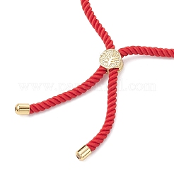 Braccialetti scorrevoli natalizi fatti a mano con perline di vetro&nbsp;BJEW-MZ00226-02
