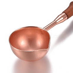 Cucchiaio in fusione di bastoncini di cera d'ottone&nbsp;AJEW-I043-03RG