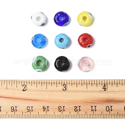 36 stücke 9 farben handgemachte böse auge Bunte Malerei perlen&nbsp;LAMP-FS0001-23