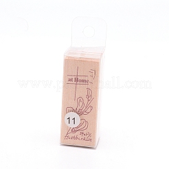 Timbres en bois&nbsp;AJEW-WH0018-64K