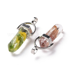 Manuelle Bunte Malerei Anhänger & Charms&nbsp;LAMP-K036-002
