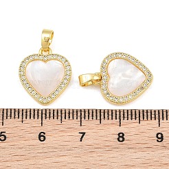 Pendentifs en laiton zircon cubique transparent&nbsp;CU-CBA9AB3-02G
