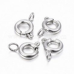 Fermagli ad anello a molla con superficie liscia in acciaio inossidabile 304 anti-appannamento&nbsp;LS-STAS-H396-B-02P