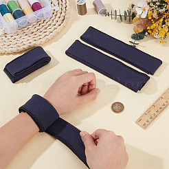 8 Stück elastisches Baumwollrippenmaterial für Bündchen&nbsp;DIY-BC0017-64B