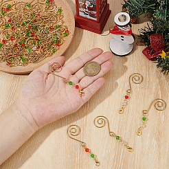 100 stücke 4 arten legierung weihnachten haken&nbsp;HJEW-WR00029