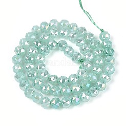 Anlaufschutz-Glasperlenstränge mit galvanischer Beschichtung&nbsp;GLAA-N064-6mm-08
