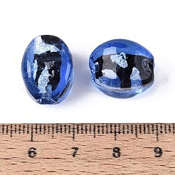 Cabujones de cristal de espalda plana&nbsp;FOIL-N034-01B