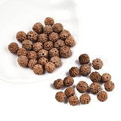 Ungefärbte natürliche Rudraksha-Perlen&nbsp;WOOD-T030-01