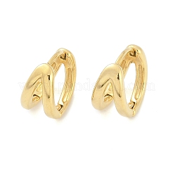 Pendientes de aro de acero inoxidable 304 para mujer&nbsp;EJEW-C096-42G-01