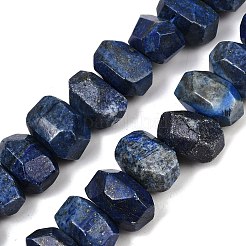 Natürlicher Lapislazuli Perlenstränge&nbsp;G-F796-D03-01