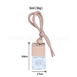 Bouteilles de parfum carrées en verre&nbsp;PW-WG55543-01