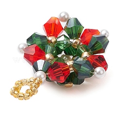 Pendentifs en verre de Noël&nbsp;PALLOY-JF03010-03